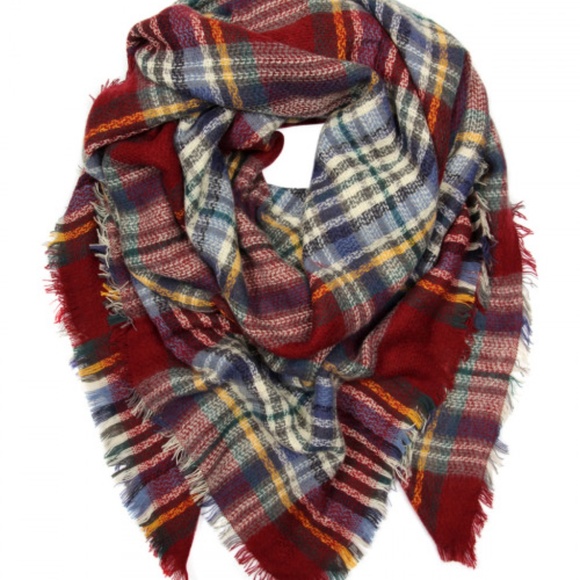 Accessories - MULTI COLORED BLANKET SCARF